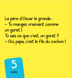 Mini calendrier - 365 blagues de récré