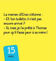 Mini calendrier - 365 blagues de récré