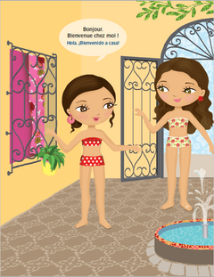 Minimiki - Les petites robes d'Inès en Espagne - Stickers