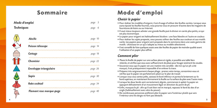 Détacher et plier - Origami magique pour les débutants