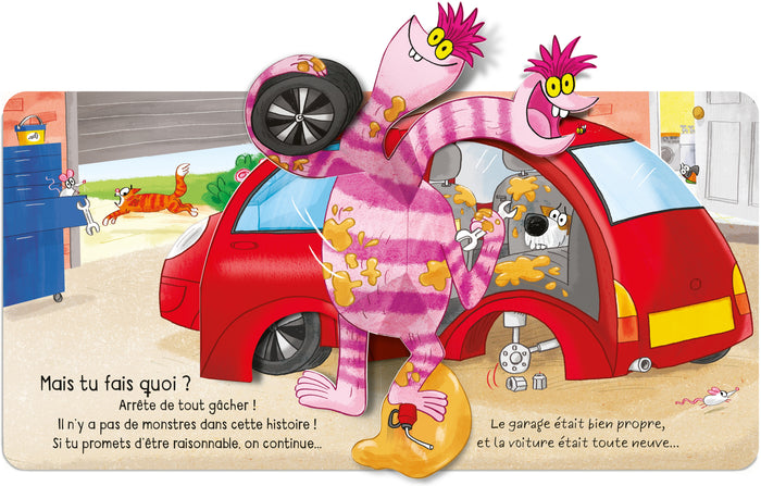 Fais sortir ces monstres de là ! - Mon drôle de pop-up