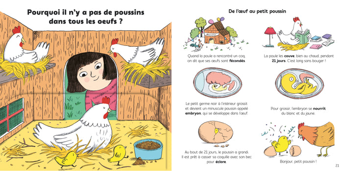 Explique-moi pourquoi la vache fait du lait ?