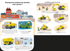 Explique moi pourquoi les camions de chantier sont jaunes ?