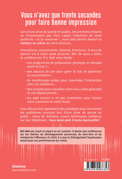 La mise en scène du discours - Porter sa parole en public de manière engageante et mémorable
