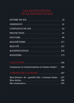L'Oracle de la femme fatale - 64 affirmations positives pour révéler la femme puissante qui sommeille en toi