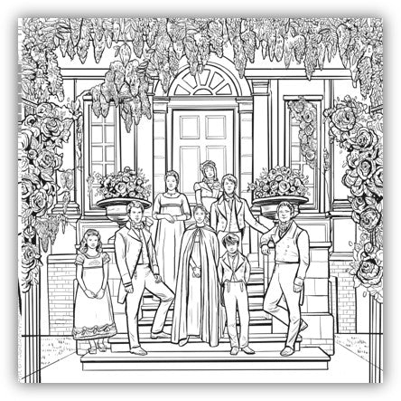 Livre de coloriage officiel Bridgerton