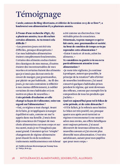 Intolérances alimentaires, sensibilités, allergies