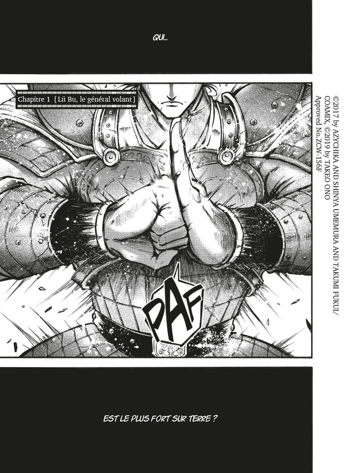 Valkyrie Apocalypse - La légende de Lü Bu T01