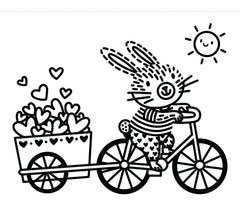 Les petits lapins - Ma première peinture magique