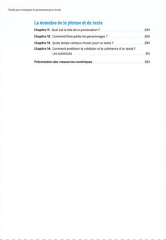 La grammaire pour écrire CE2 et cycle 3