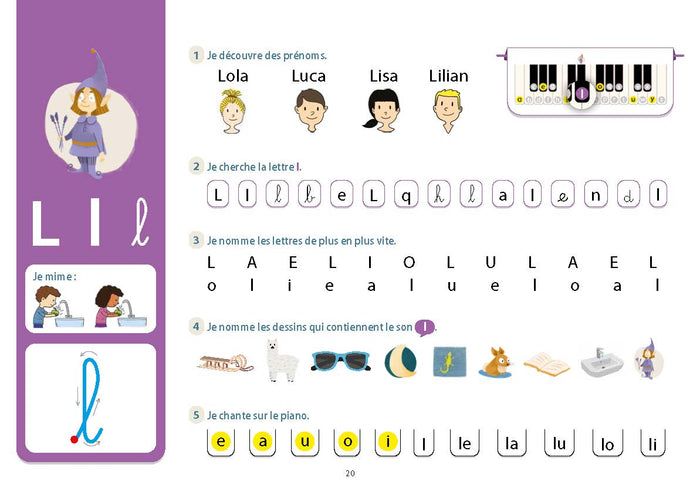 Piano GS - Pas à pas vers la lecture - Manuel de l'élève