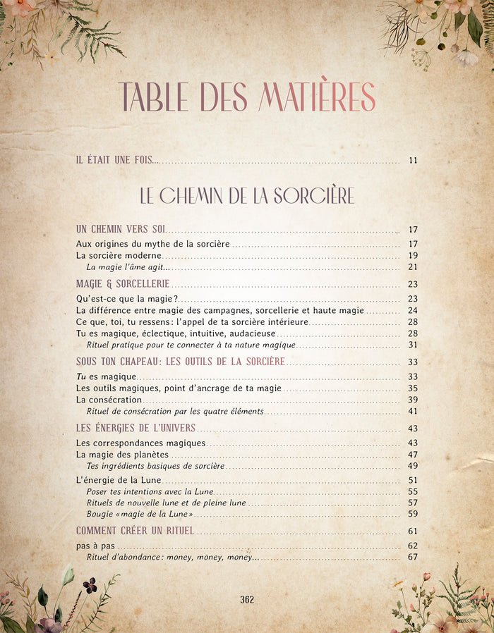 Mon grimoire de rituels & astuces de sorcière
