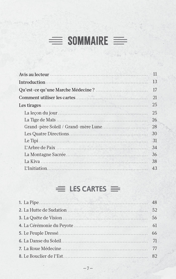 Les cartes du Chemin Sacré