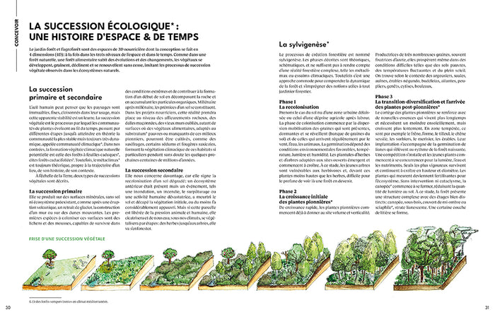 La forêt gourmande - Concevoir son jardin-forêt - 20 projets inspirants de 10 m2 à 10 ha