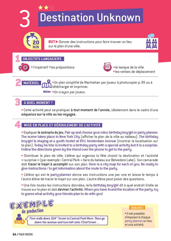 Stimuler l'expression orale