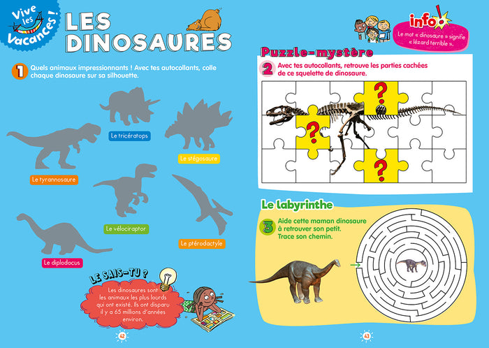 Sami et Julie - De la Grande Section au CP - Cahier de vacances 2024
