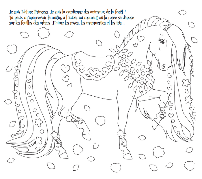 Cartes à pailleter - Chevaux