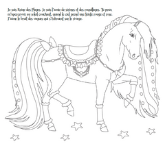 Cartes à pailleter - Chevaux