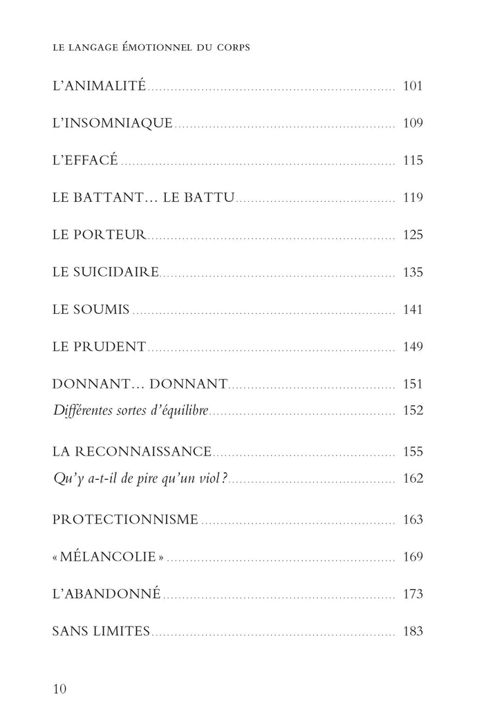 Le langage émotionnel du corps - Décoder et résoudre les conflits psycho-émotionnels