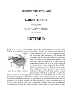 Dictionnaire Raisonné de l'Architecture Française du XIe au XVIe siècle Tome V