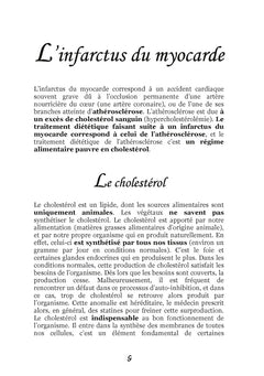 Recettes et menus après un infarctus du myocarde
