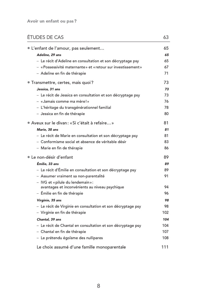 Avoir un enfant ou pas ?