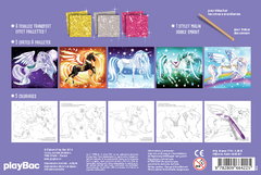 Cartes à pailleter - Chevaux