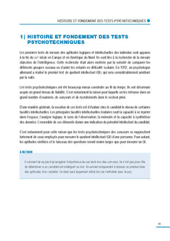 Tests d’aptitudes, psychotechniques et de personnalité – Entraînement