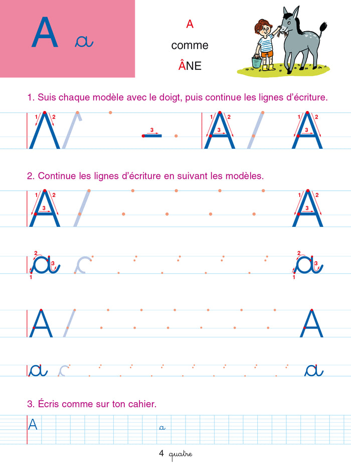 Cahier d'écriture Sami et Julie Dès 5 ans