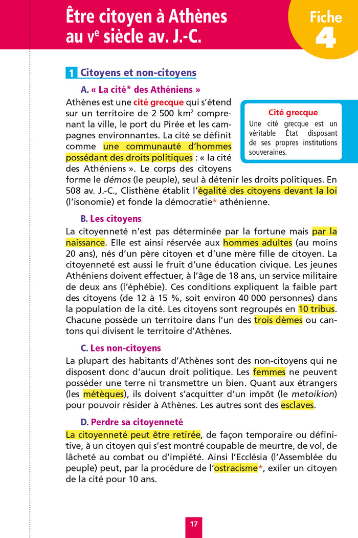 Objectif BAC Fiches détachables Histoire-Géographie 2nde