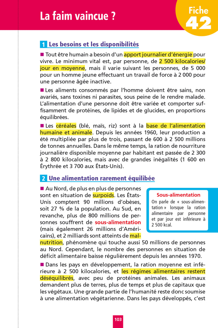 Objectif BAC Fiches détachables Histoire-Géographie 2nde