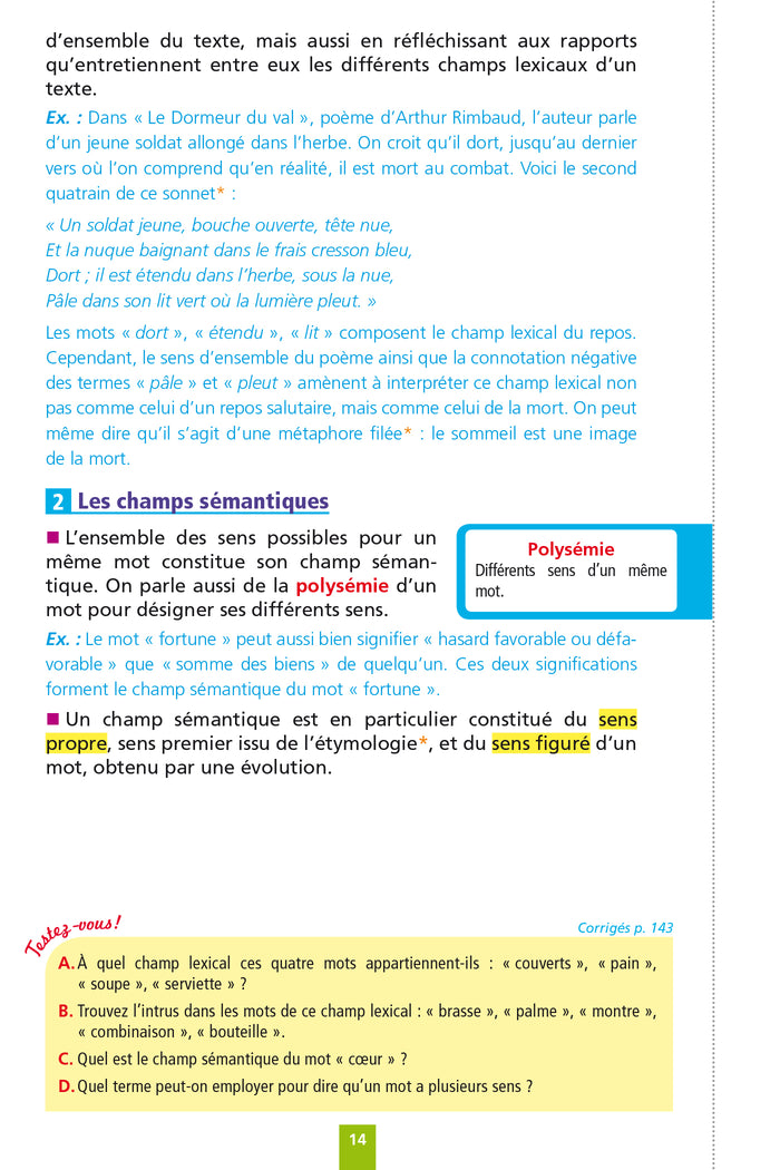 Objectif bac fiches détachables français 2nde