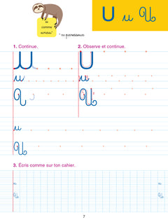 Cahier d'écriture Sami et Julie 6-8 ans