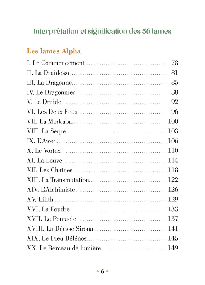 Le chant des druidesses - Cartes oracle