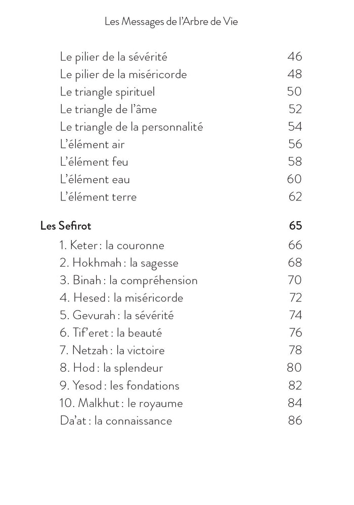 Les Messages de L'Arbre de Vie - Cartes oracle