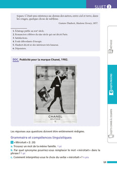 Annales Brevet Français 2026 - Corrigé