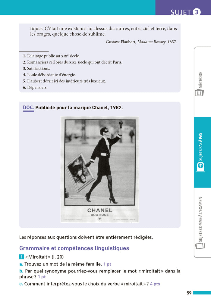 Annales Brevet Français 2026 - Corrigé