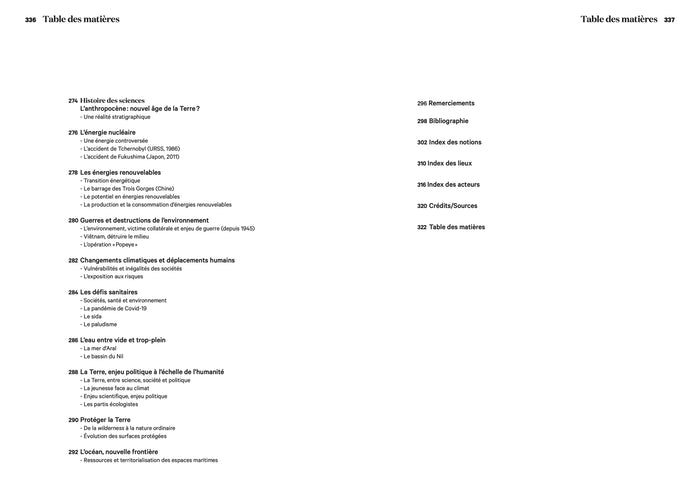 L'atlas historique de la Terre