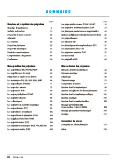 Précis de matières plastiques