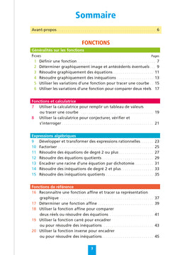 Objectif BAC Fiches détachables Maths 2nde