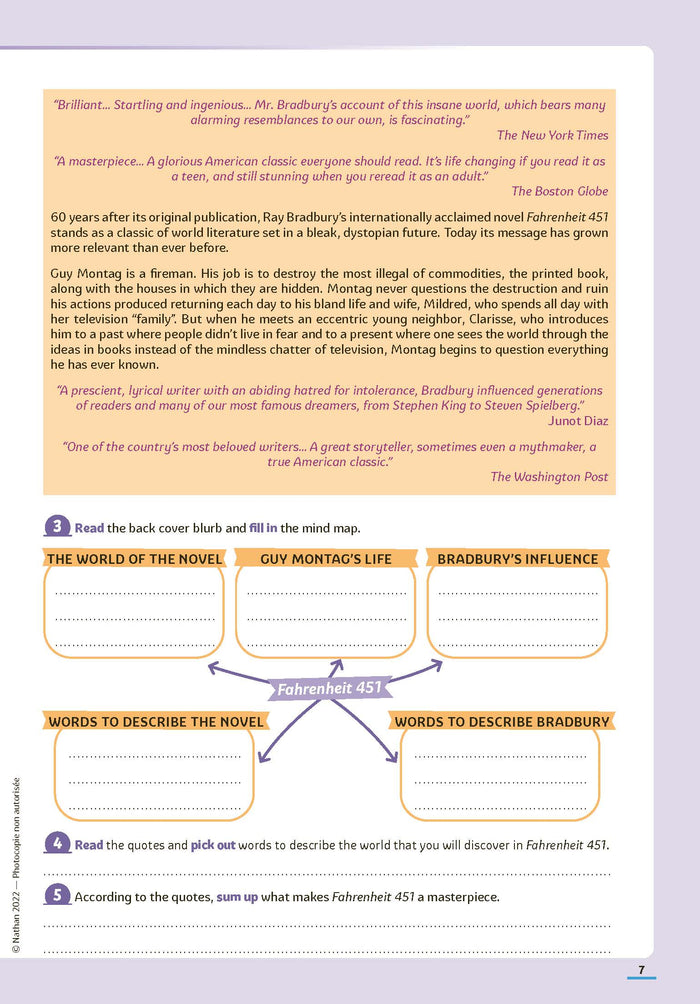 Reading Guide - Fahrenheit 451