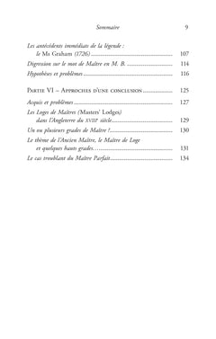 La véritable histoire du grade de Maître - Hiram et ses Frères