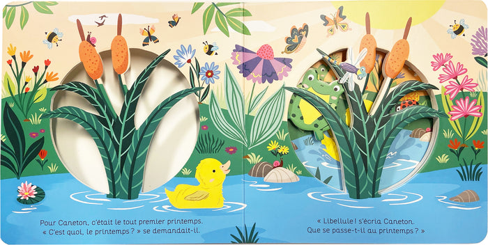 Petit caneton découvre le printemps