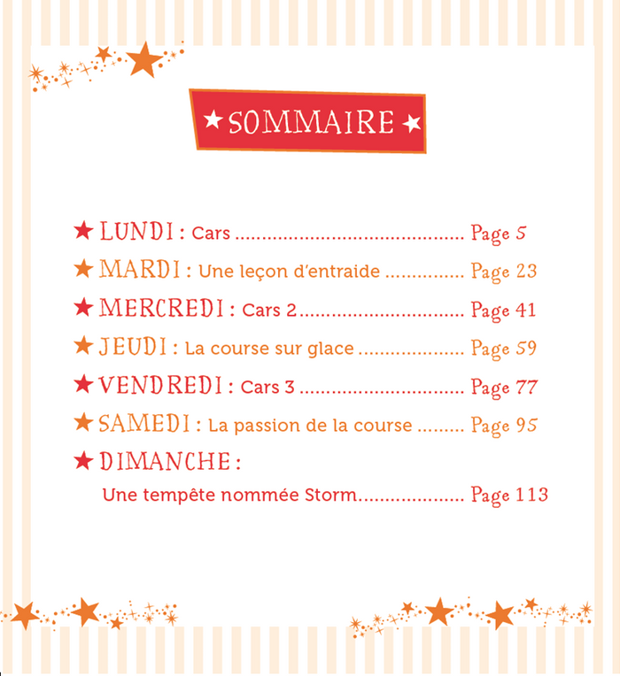 CARS - 7 Histoires pour la semaine - Disney Pixar