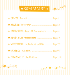 Disney - 7 histoires pour la semaine