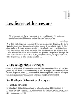 Les fondamentaux - Méthodes de travail de l'étudiant en droit