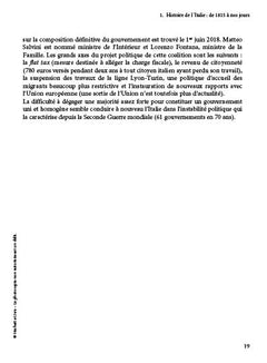 Les Fondamentaux - Civilisation italienne