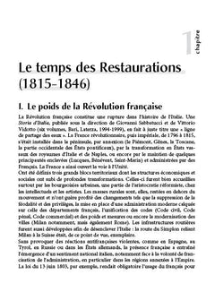 Les Fondamentaux L'Italie de 1815 à nos jours