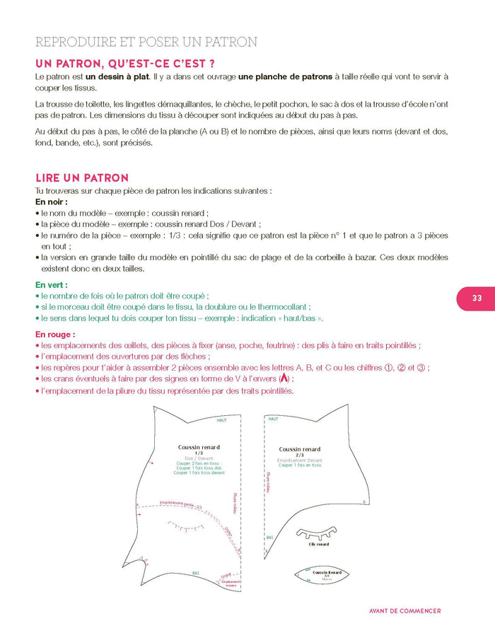 Mes premières coutures à la machine