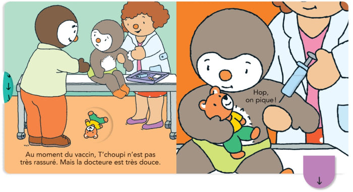 T'choupi va chez la docteure